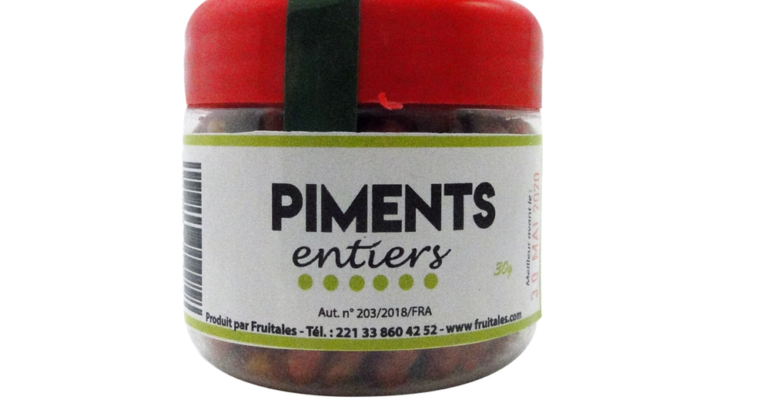 Piment sec entier